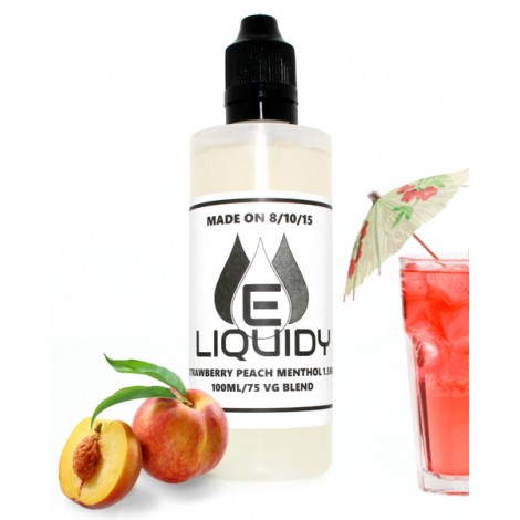 Eliquidy - Strawberry Peach Menthol 100ml