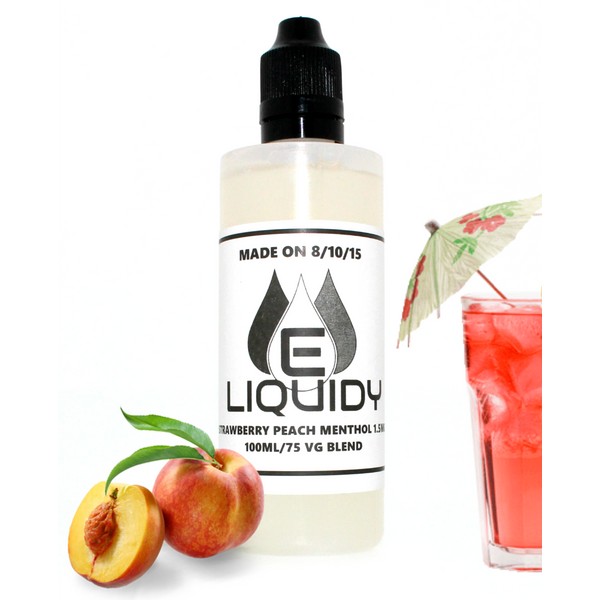 Eliquidy - Strawberry Peach Menthol 100ml