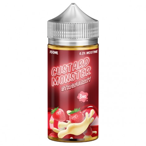 Custard Monster - Strawberry 100ml