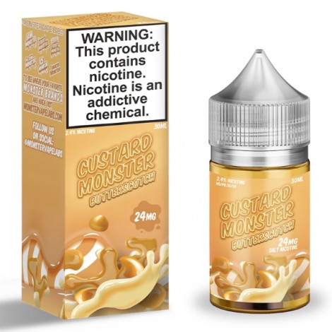 Custard Monster Salt - Butterscotch 30ml