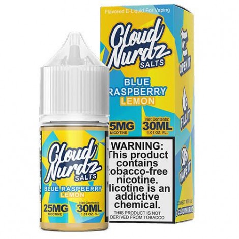 Cloud Nurdz Salts - Blue Raspberry Lemon 30ml